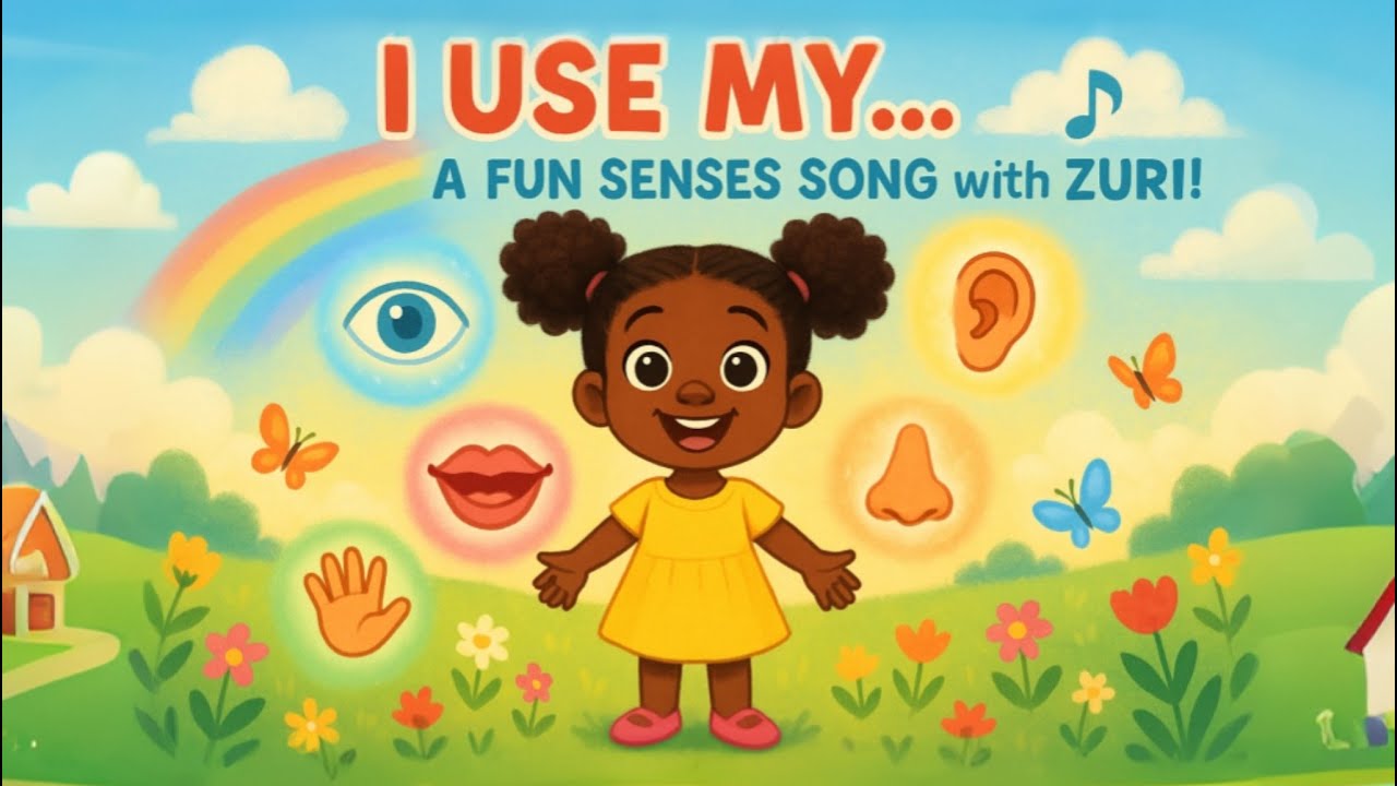 I Use My... 🎶 | Fun Senses Song for Kids with Zuri