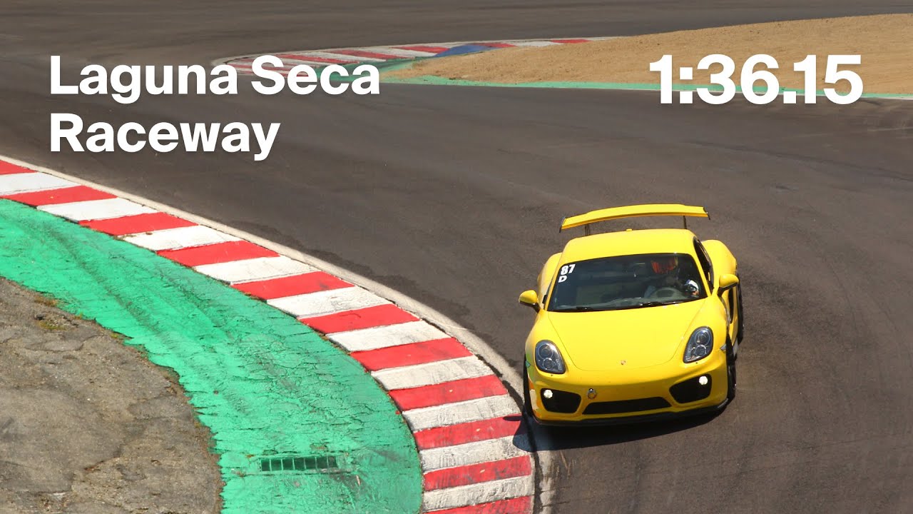 Laguna Seca, 1:36.15 — Porsche 981 Cayman 4.2L