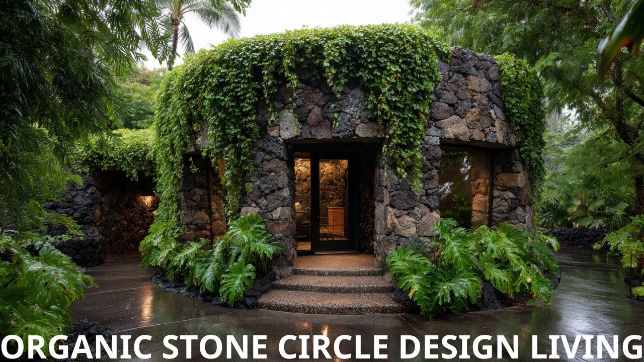 Nature-Inspired Stone House Design | Living Inside a Perfect Circle