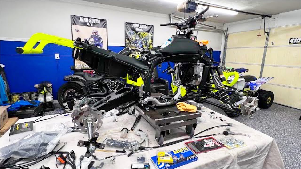 BUILDING A YAMAHA YFZ450R FROM THE GROUND UP   ENGINE WIRE HARNESS