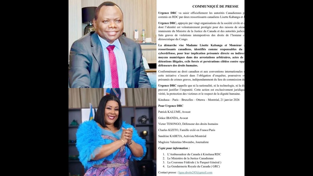 Actualité RDC: CNC respecte la loi ? Lisette Kabanga et Bukasa en question