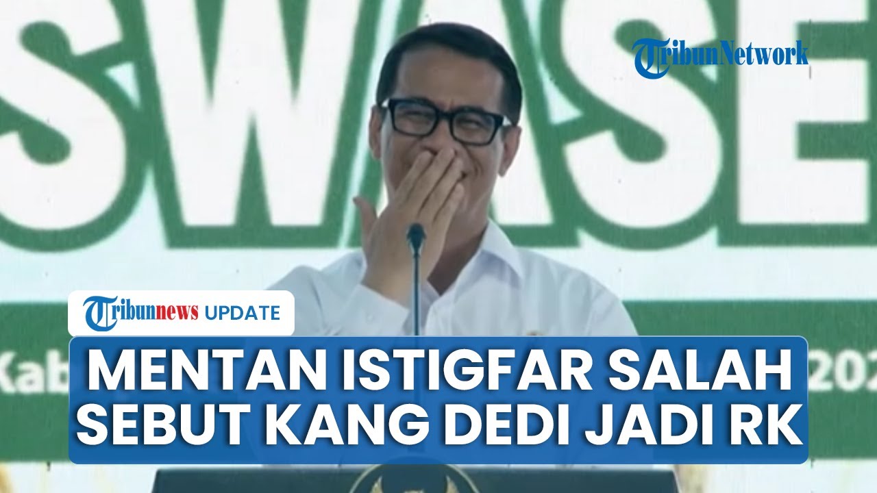 Sampai Istigfar, Mentan Salah Sebut Gubernur Jabar jadi Ridwan Kamil: KDM Tertawa, Warga Bersorak