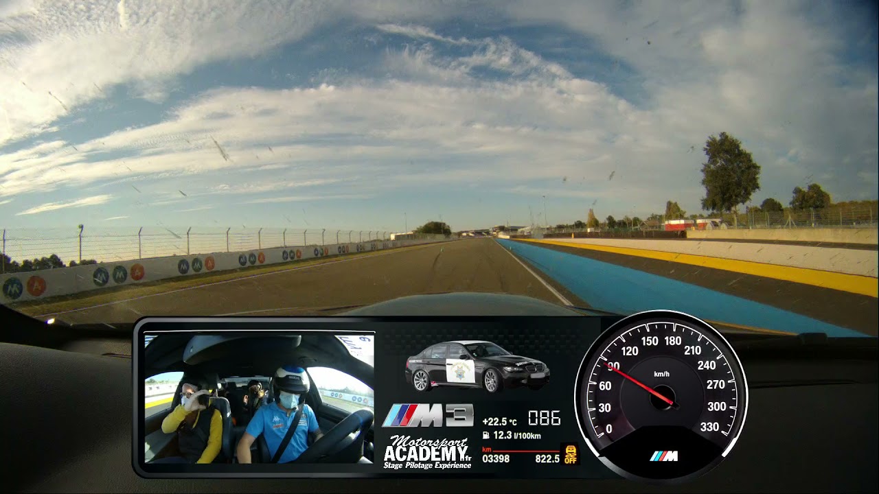 caméra embarqué baptêmes de drift à bord de notre BMW M3