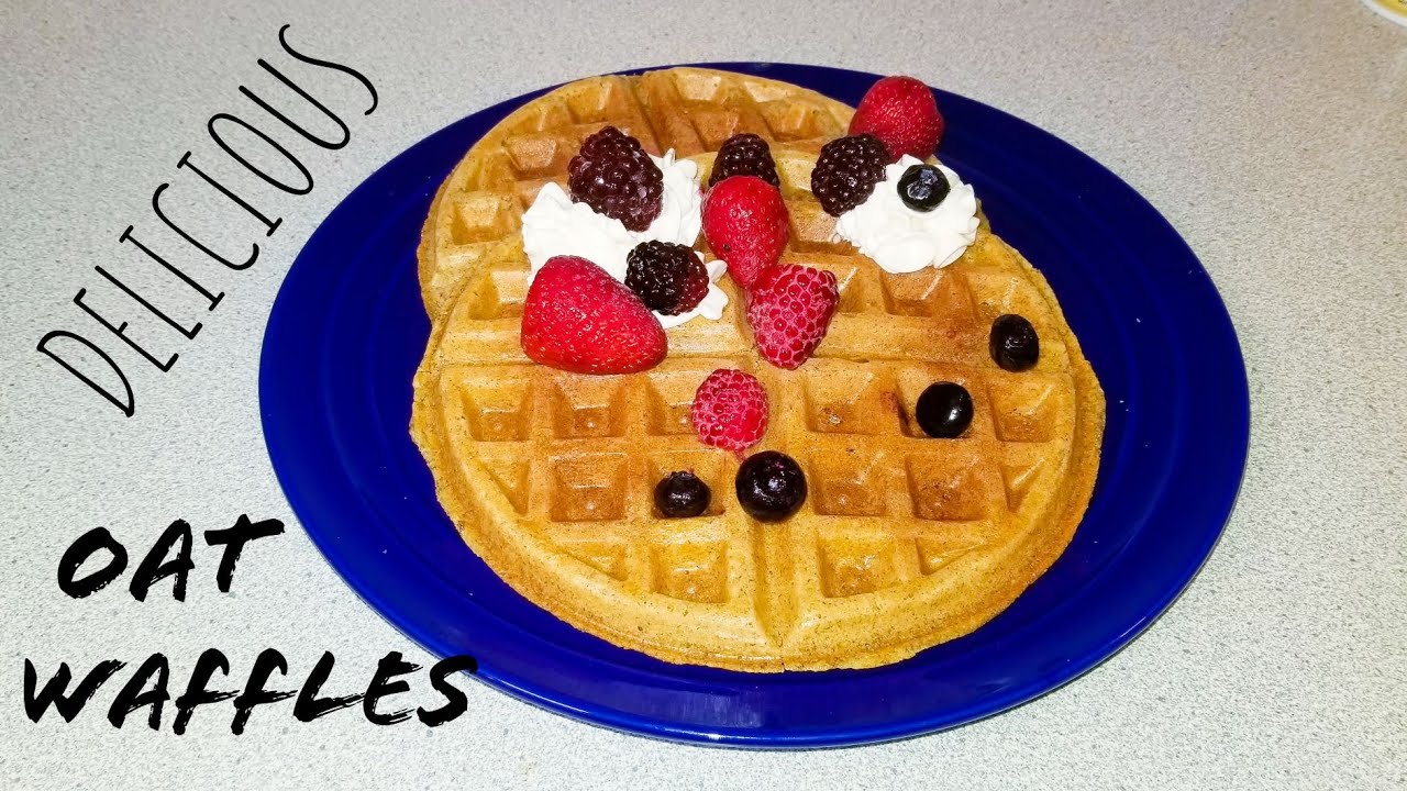 My Favorite Oat Waffle Recipe