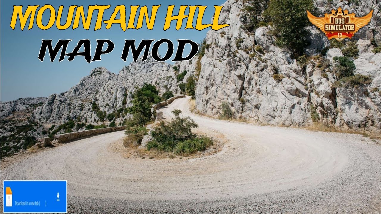 Map Mod Bussid 3.7 - Best Narrow Mountain Map Mod For Bus Simulator Indonesia |Bussid Mod Map|Bussid