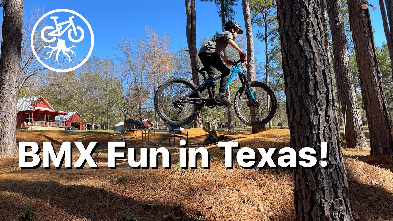 Riding the new Family Friendly Lost Trails BMX Bike Park in Northeast Texas