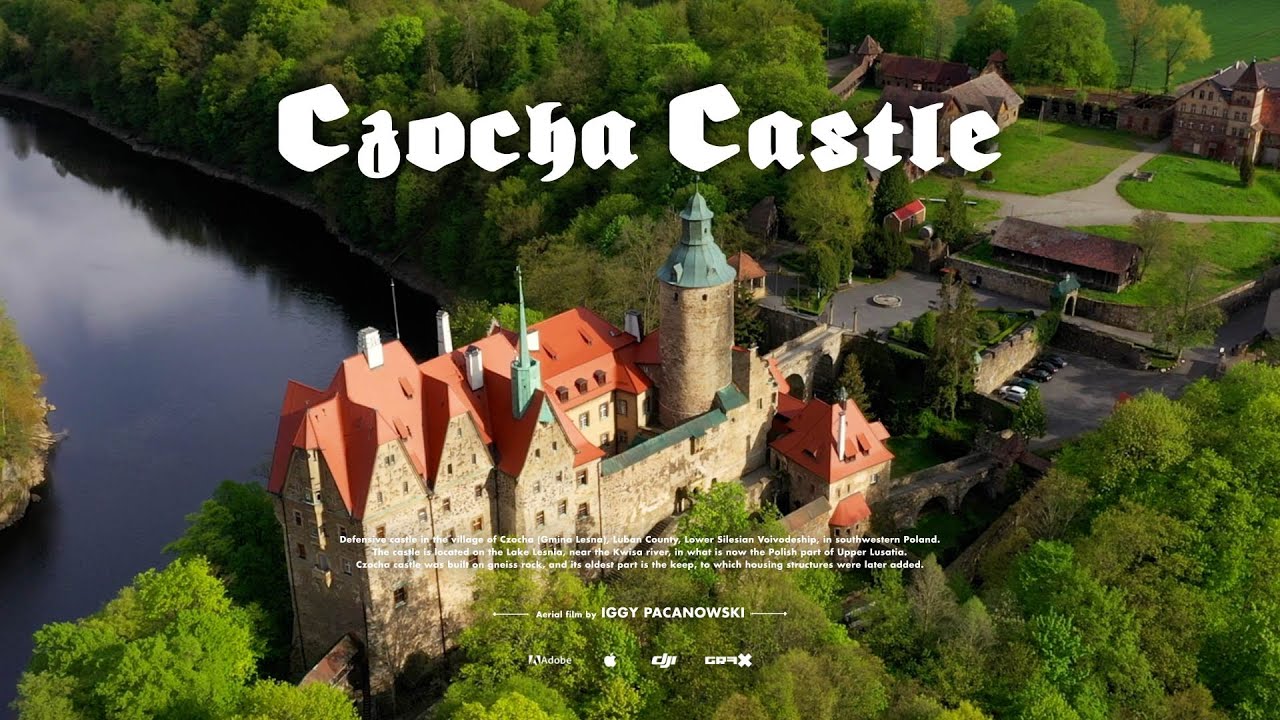 CZOCHA CASTLE IN POLAND - AERIAL FILM IN 4K