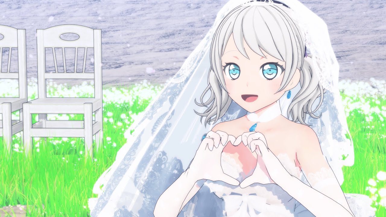 【MMDバンドリ】『ヤキモチの答え/A Solution for Jealousy』by 若宮イヴ(花嫁衣装)【Pastel＊Palettes/1440p】