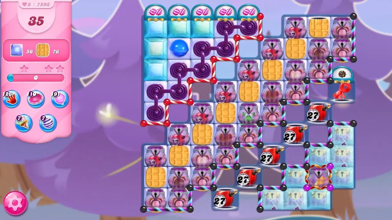 Candy Crush Saga LEVEL 7593 NO BOOSTERS