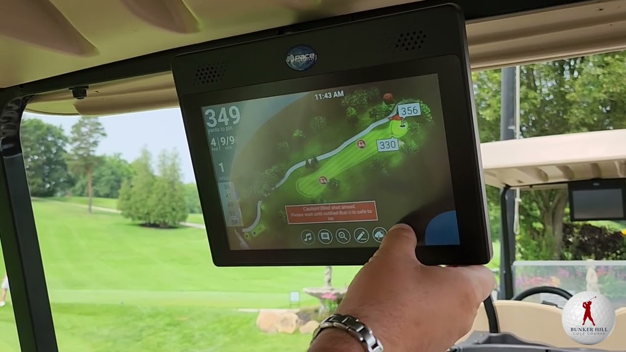 GPS Carts at Bunker Hill Golf Course