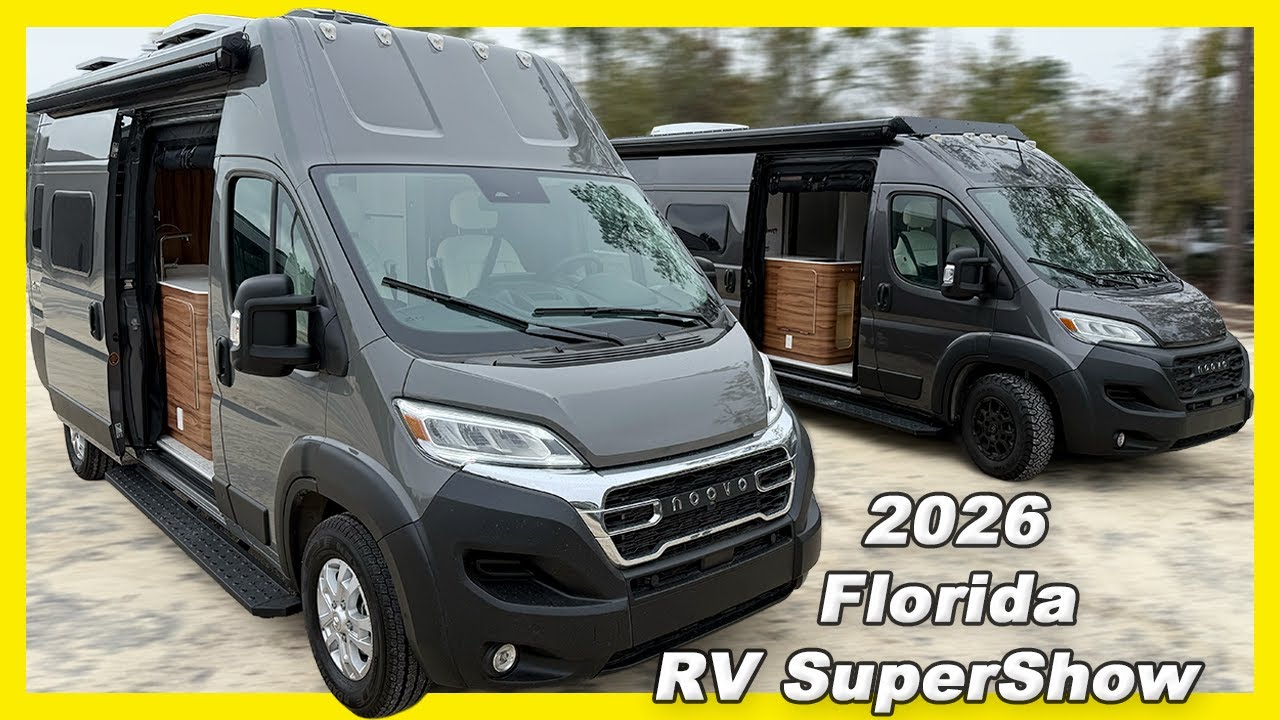 NOOVO Plus и Lite 2026 | Автодома в европейском стиле на выставке Tampa RV Super Show