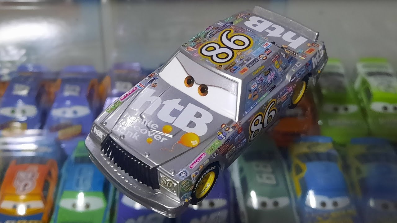 Mattel Disney/Pixar Cars Silver Chick Hicks (Piston Cup Racer) HTB Dinoco 400 Silver Collection 2020