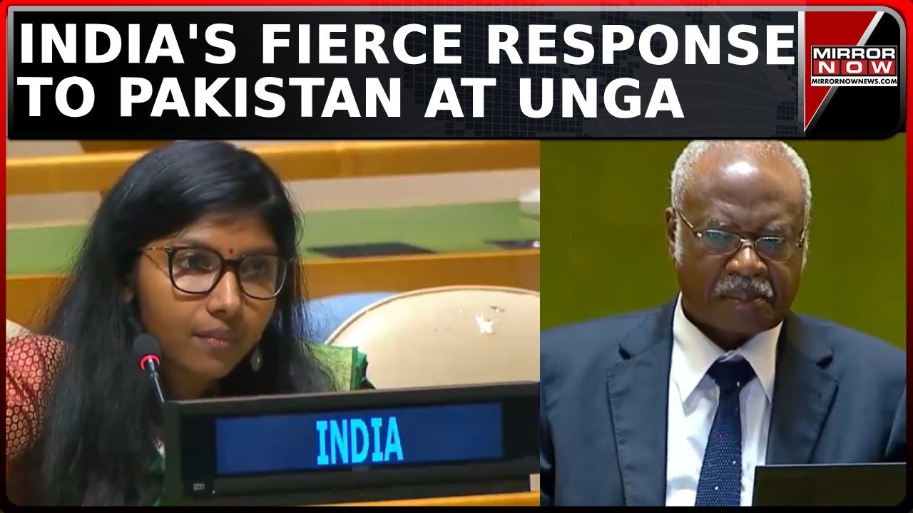 Watch India Tear Into Pakistan At UNGA Over Kashmir, After Shehbaz Sharif's 'Indian Muslims' Remark