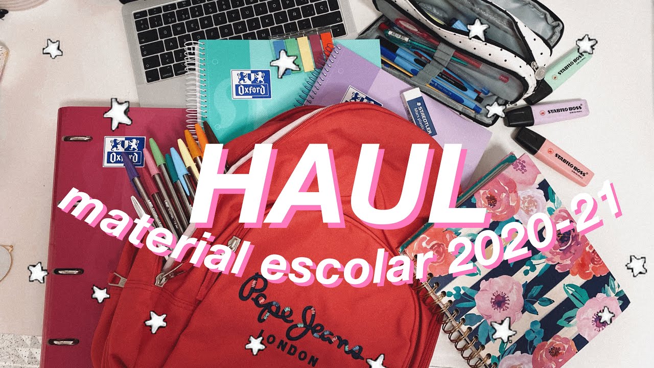 haul material escolar 2020-2021☆