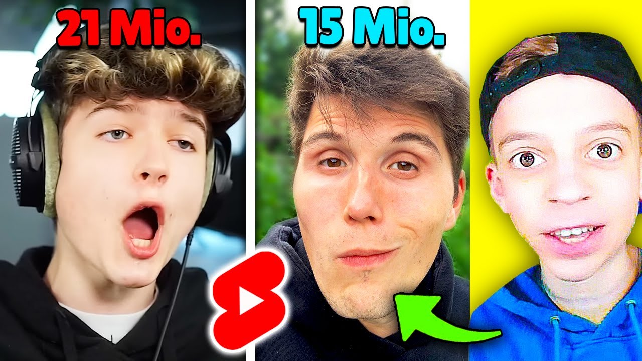 KLEINER MAX reagiert auf VIRALE SHORTS von JEDEM YOUTUBER! 😨 (Paluten, LumeXx ..)