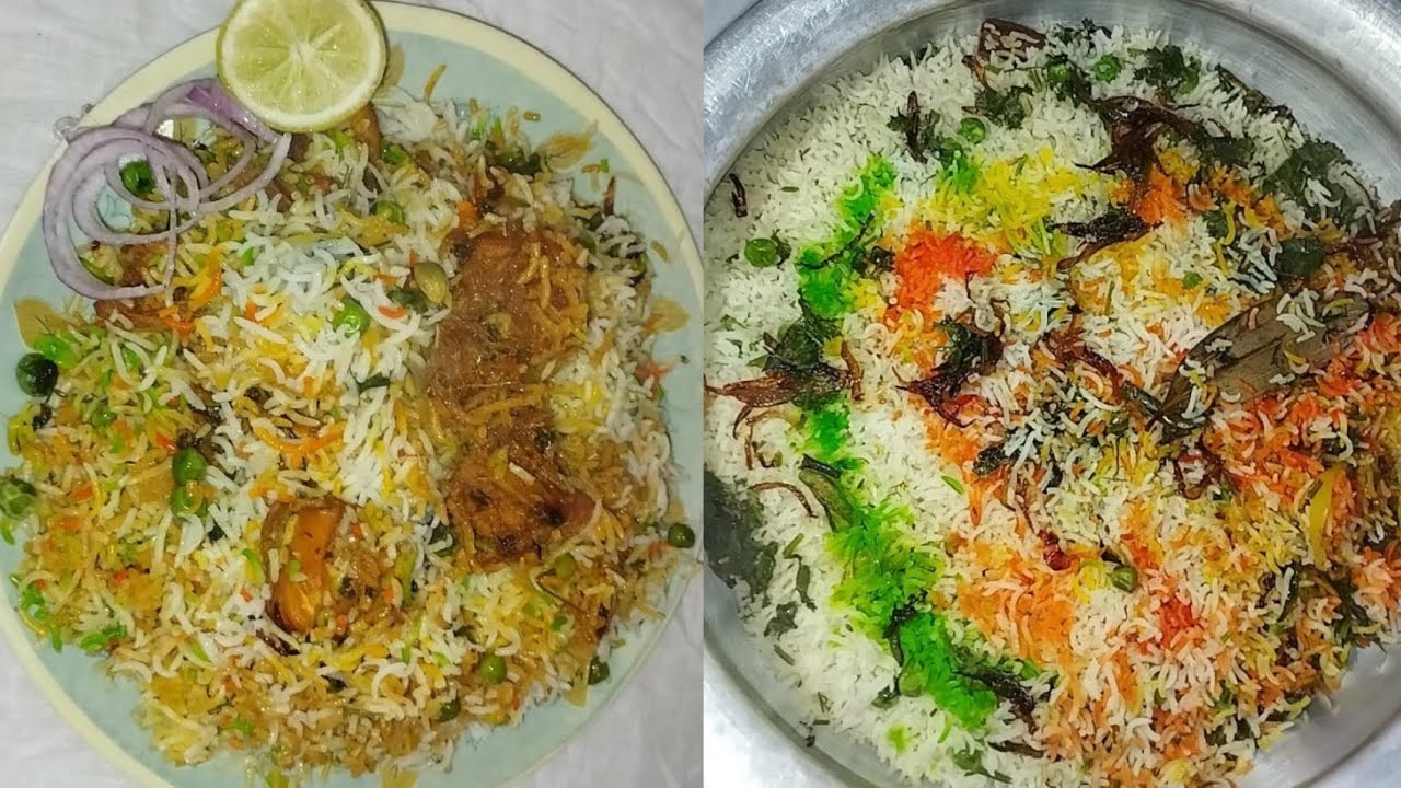 Ayse bana ke dekhiye biryaani hadrabaadi biryani bahut hi yammi mashallah 👍💯🥰