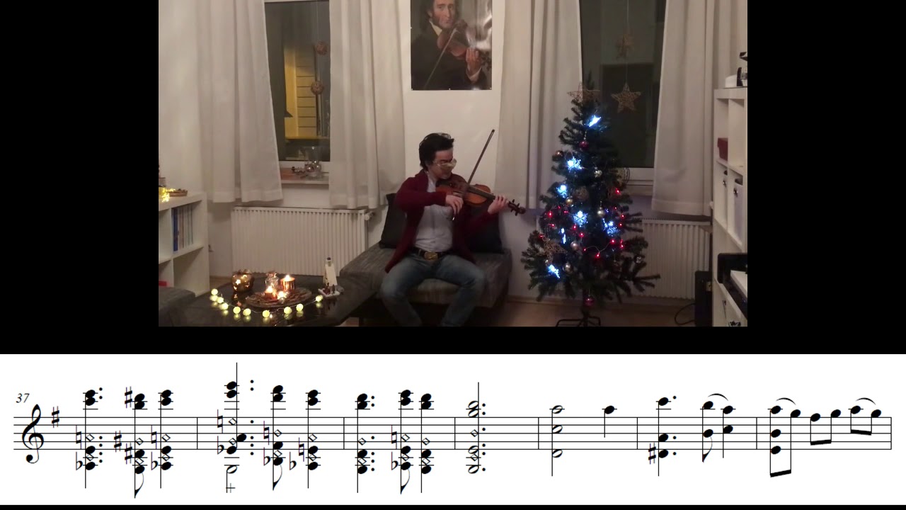 Roman Kim - Stille Nacht - Transcripcion violin solo