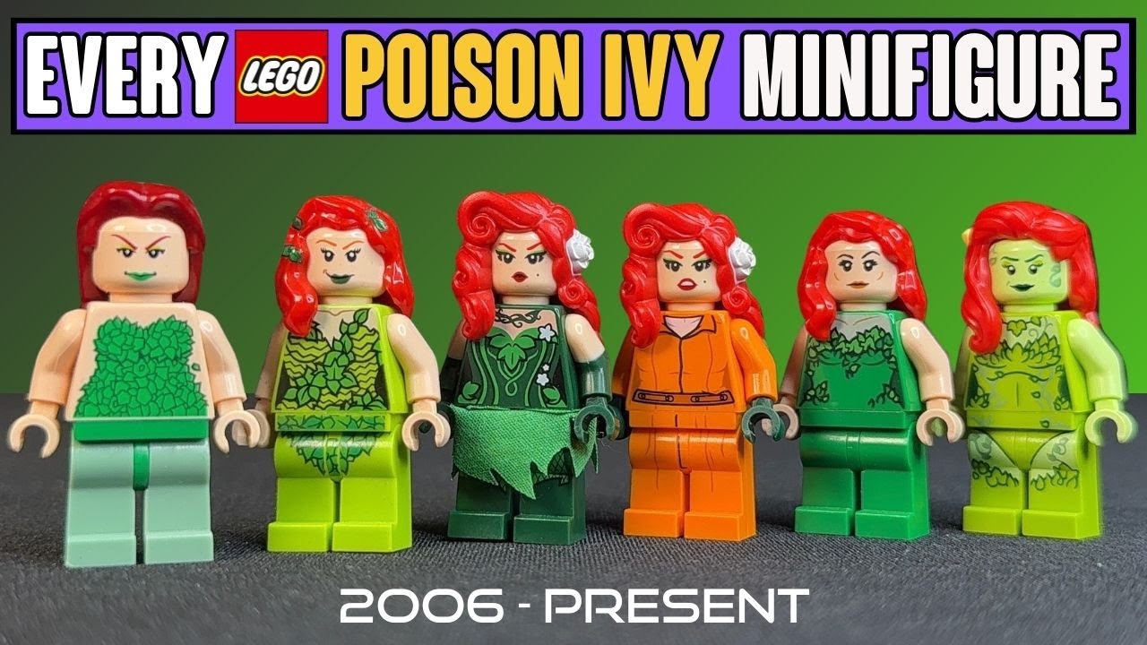 EVERY LEGO Poison Ivy Minifig Ever Made (2006 - Present)