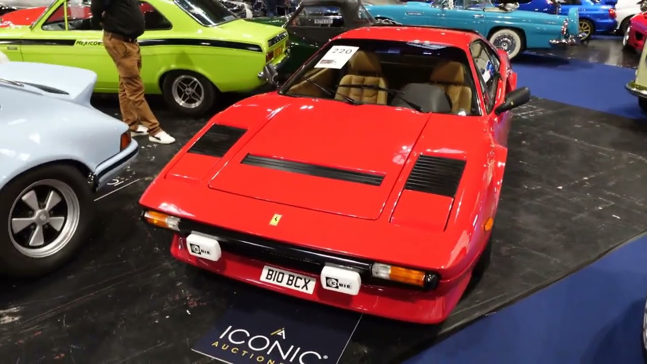 Классический Ferrari с турбонаддувом на аукционе NEC Classic Motor Show