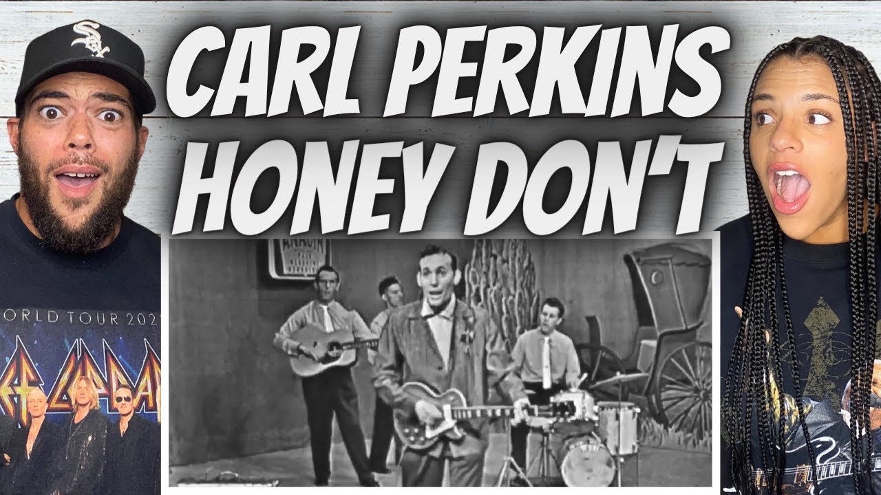 ROCKABILLY TIME!| FIRST TIME HEARING Carl Perkins  -  Honey Don't REACTION