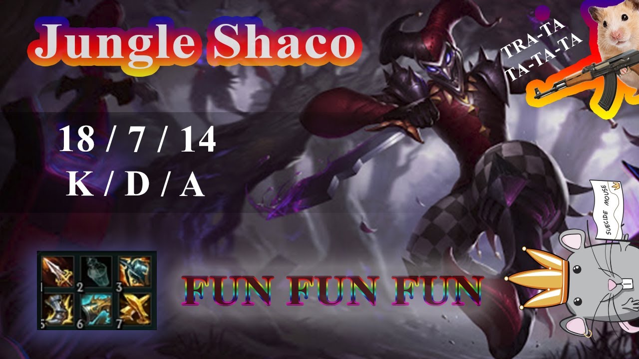 League of Legend - SHACO 2021 - Full Gameplay / Just a good game / Просто хорошие игры. SHACO 2021