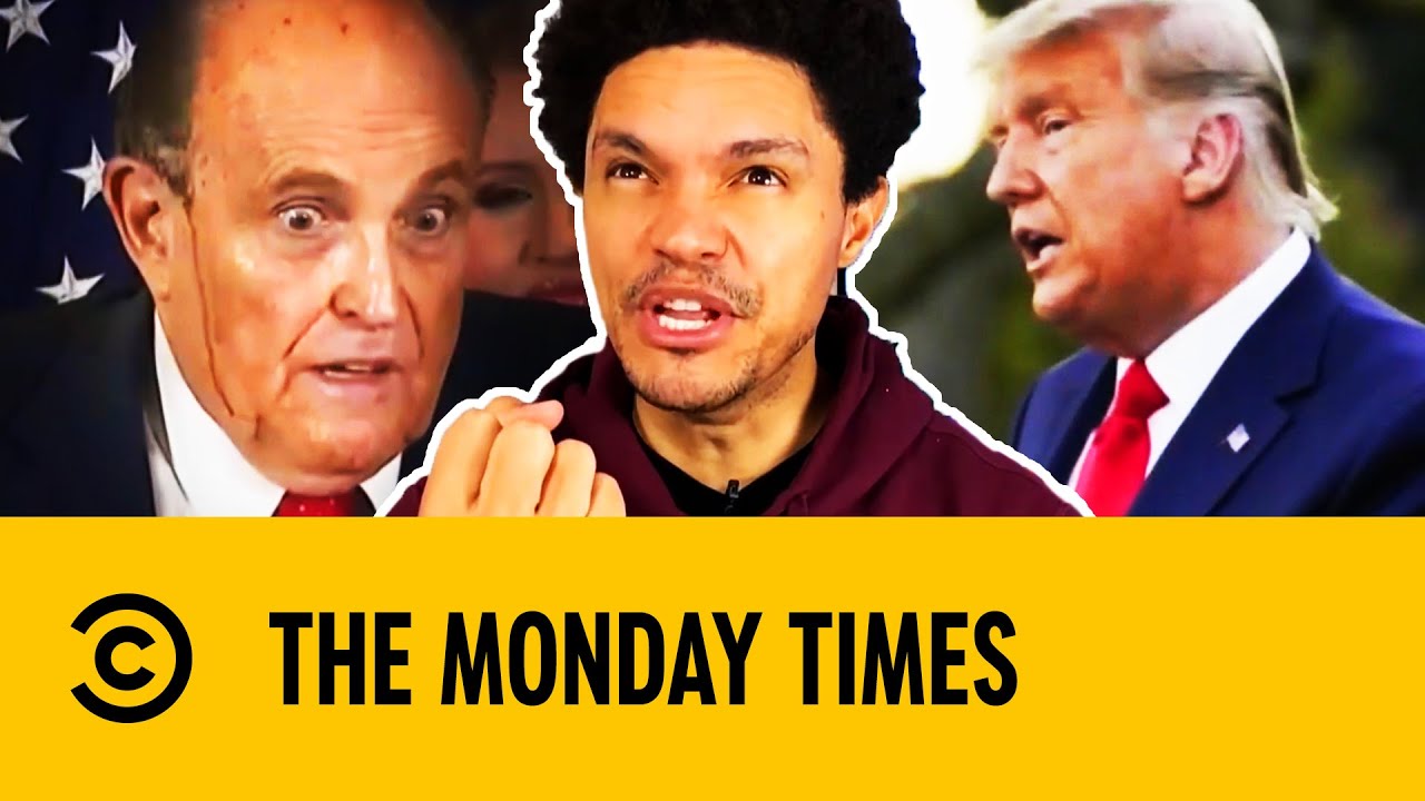 The Monday Times: Trump, Rudy Giuliani, Hair Dye & Face Masks | The Daily Show With Trevor Noah