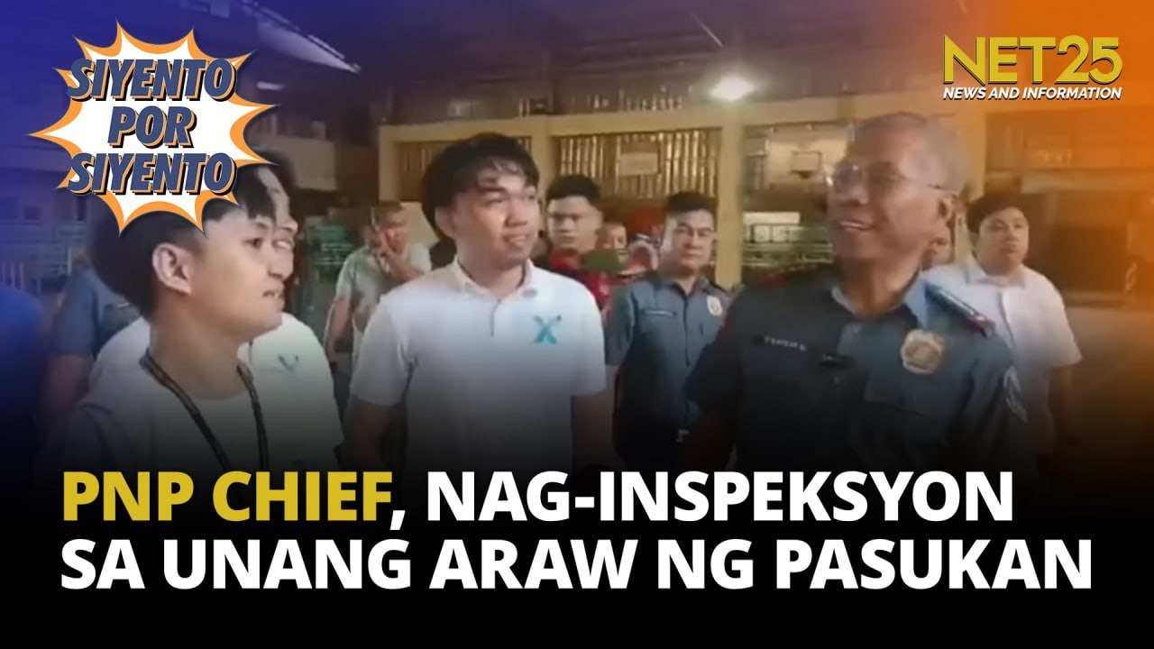 PNP chief, nagsagawa ng inspeksyon sa unang araw ng pasukan sa Batasan Hills National High School