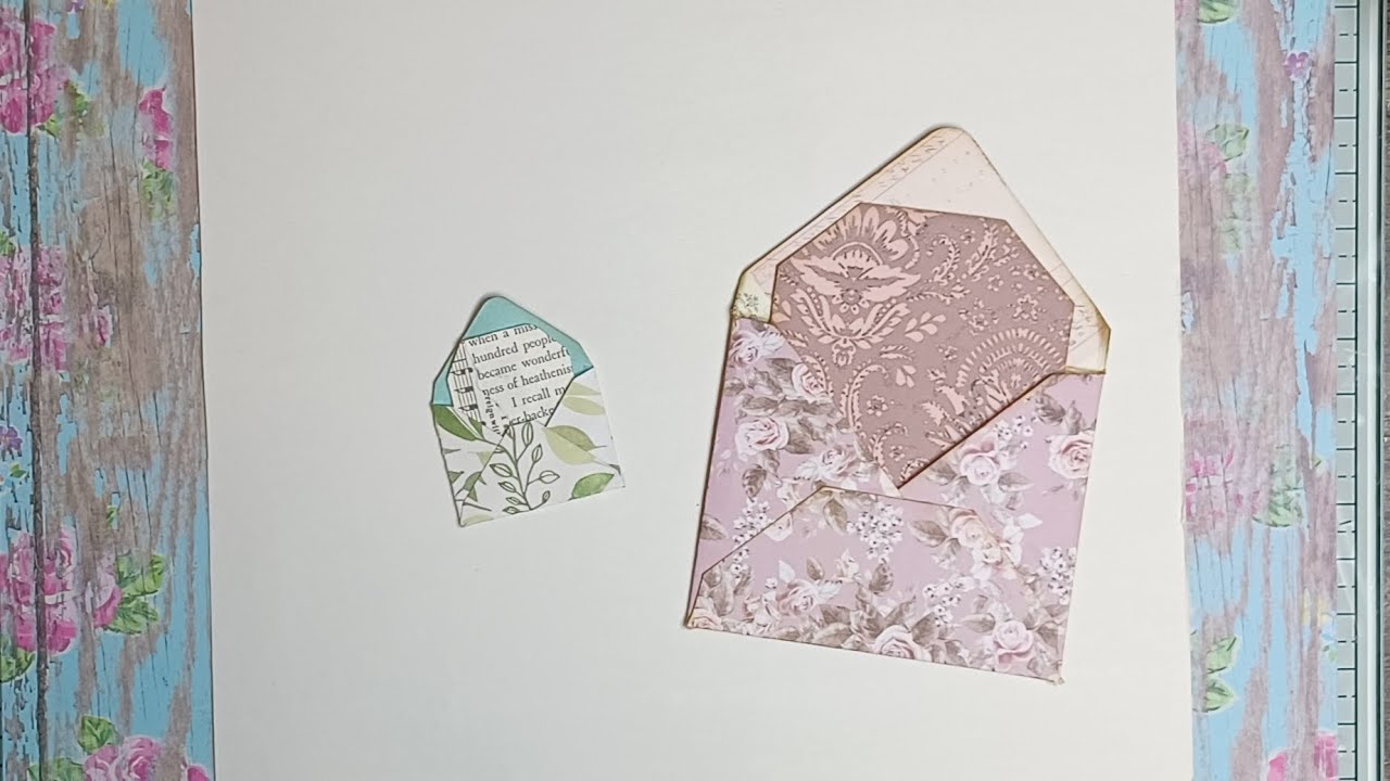 Fun #FaffingWithScrapsInFebruary Envelopes with tags