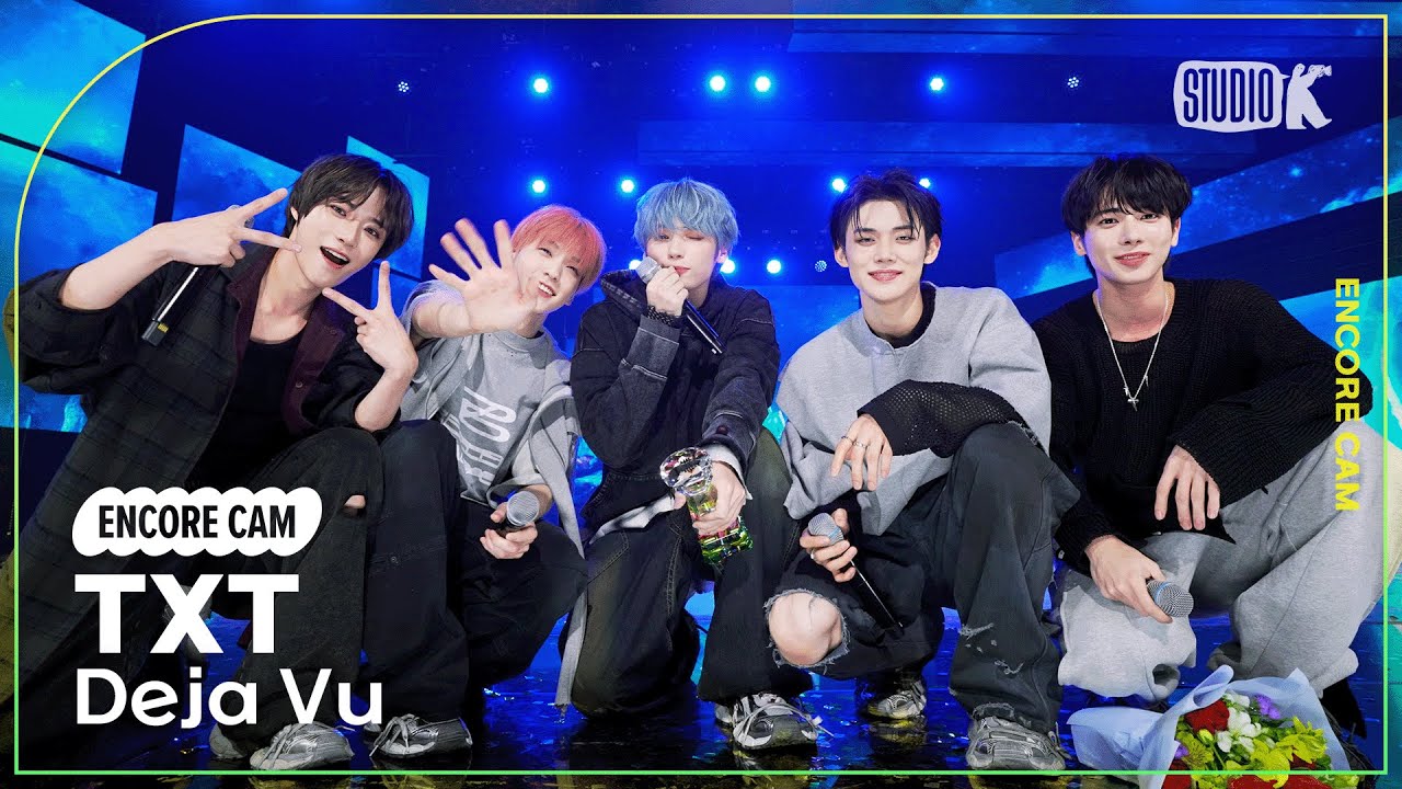 [4K] 투모로우바이투게더 'Deja Vu' 뮤직뱅크 1위 앵콜직캠(TXT Encore Facecam) @뮤직뱅크(Music Bank) 240412