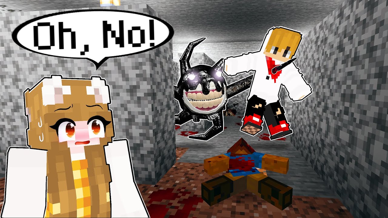 Using Scary Builds to fool My Friend in Minecraft! ( Tagalog )