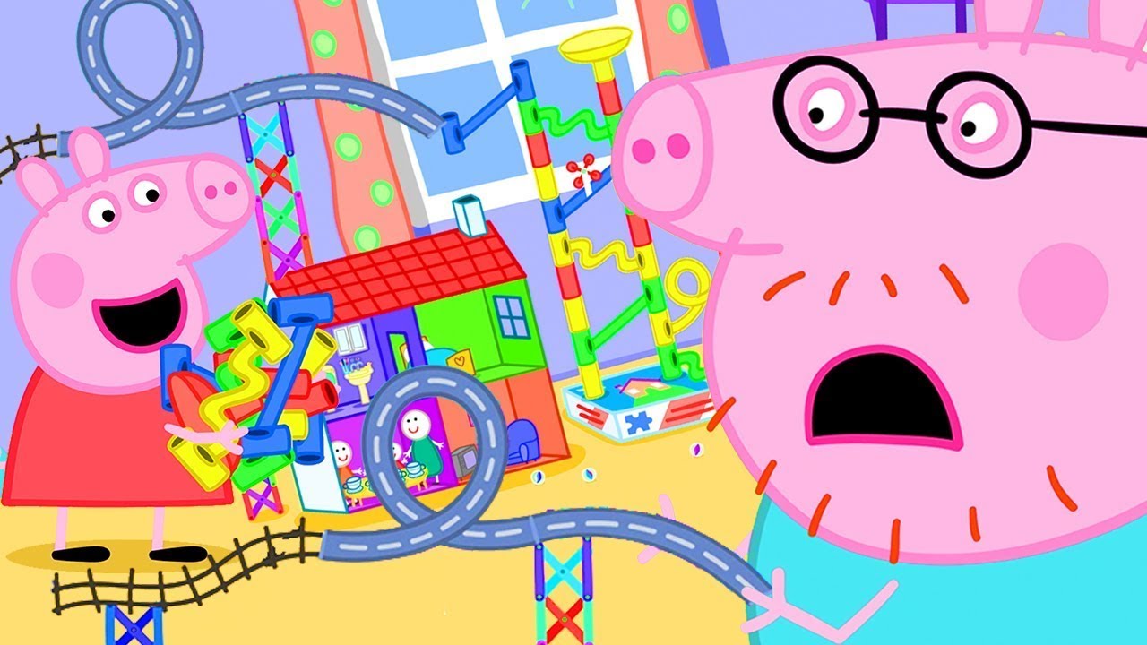 🤩 The Biggest Marble Run Challenge with Peppa Pig
