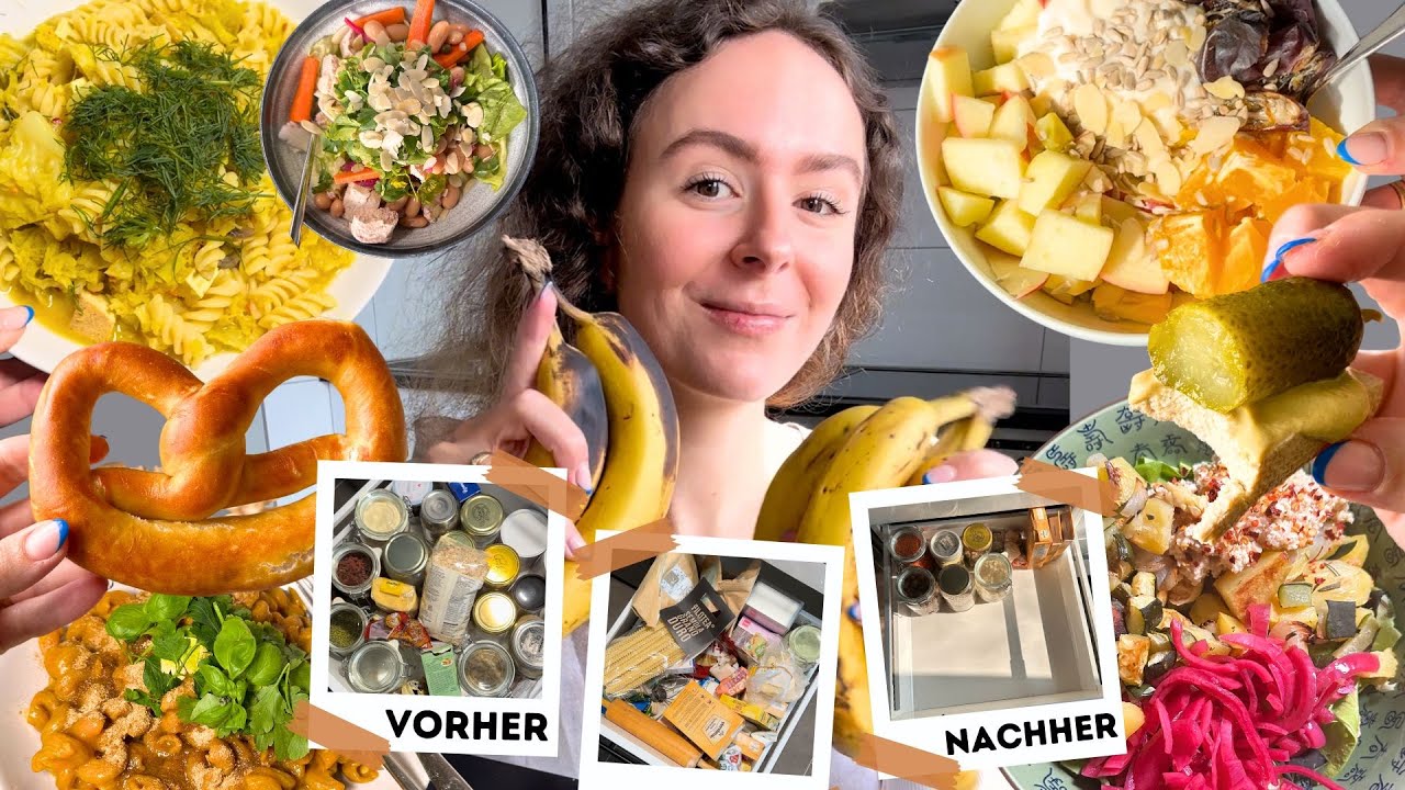 NACH DER AUFBRAUCH-CHALLENGE » Vorher-Nachher-Vergleich, Einkauf, Essen & Learnings│Food Friday #170