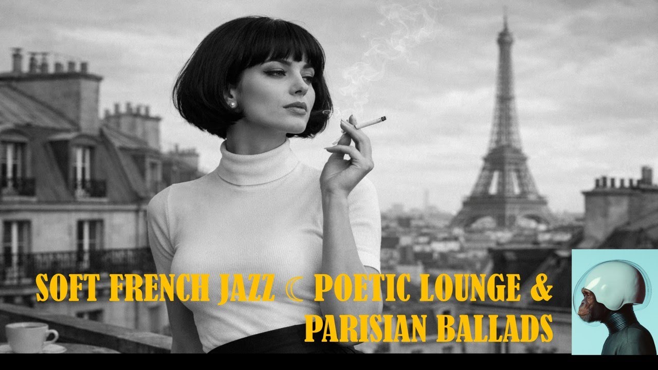 SOFT FRENCH JAZZ - FRENCH LOVER  ☾ POETIC LOUNGE & PARISIAN BALLADS