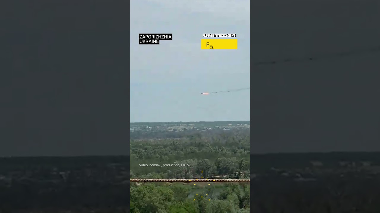 Spectacular Shootdown and Crash of Russian Shahed Drone #warinukraine
