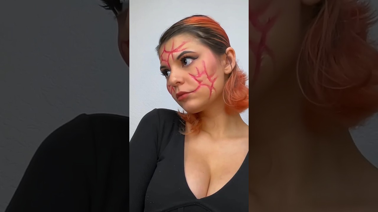 Makijaż na Halloween, dzień 5: Blizny z kolodionu. Źr&oacute;dło: @theystella na Instagramie 📸