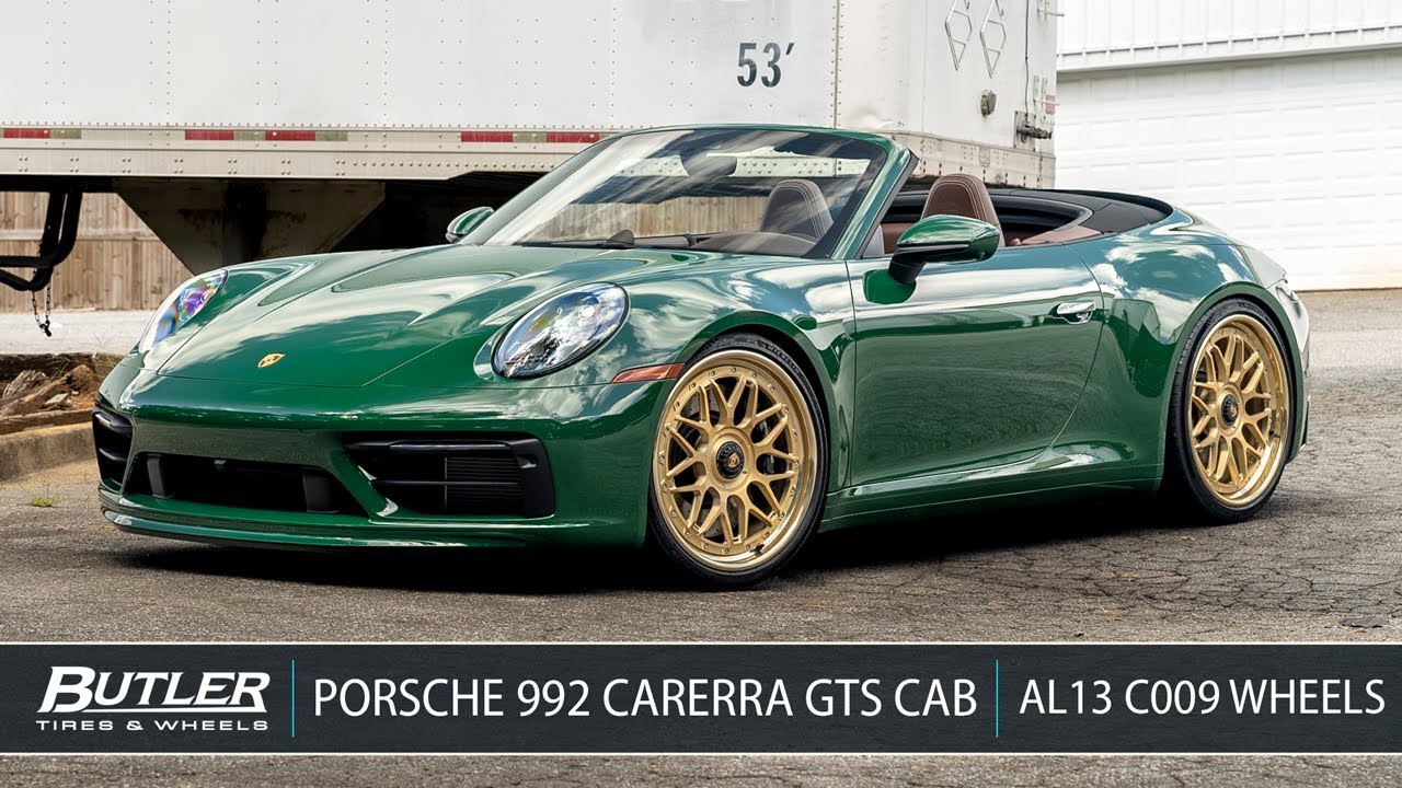 Porsche 992 911 Carrera GTS Cab | 22in AL13 C009 Wheels | Butler Tire