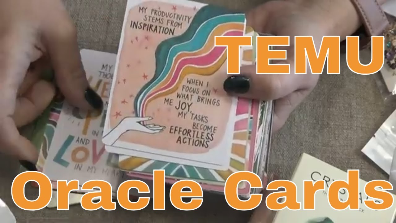 Temu Haul Oracle Cards