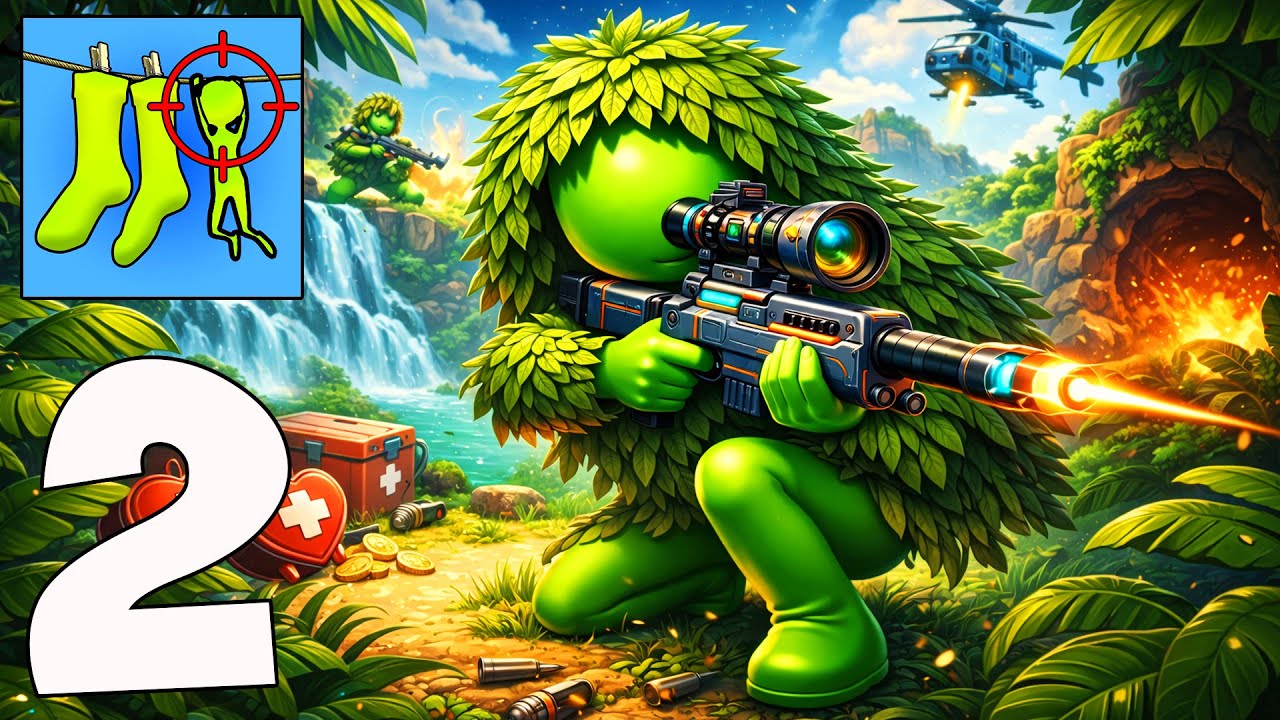 Camo Sniper – Hidden Enemy Sniper Gameplay & Tips Part 2 (iOS, Android)