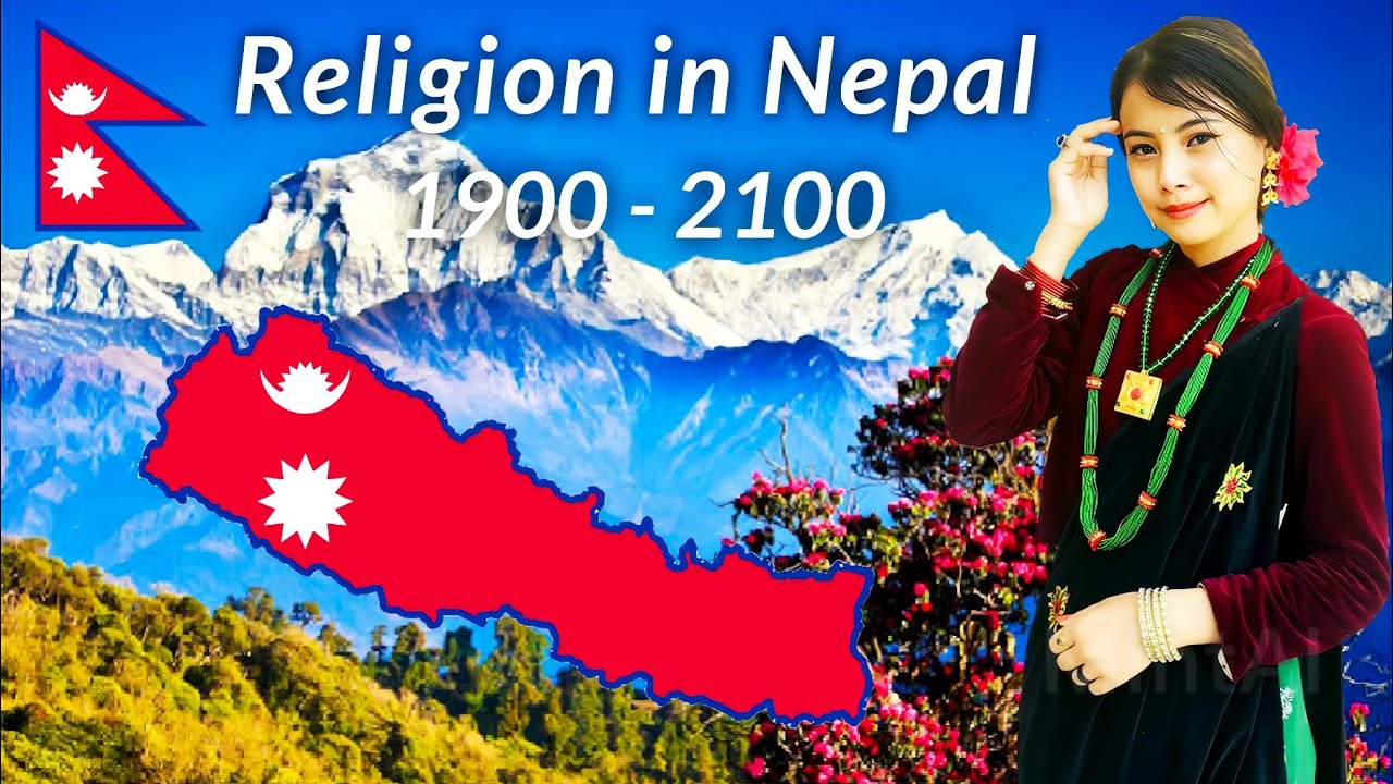 Religion in Nepal (नेपाल) from 1900 - 2100