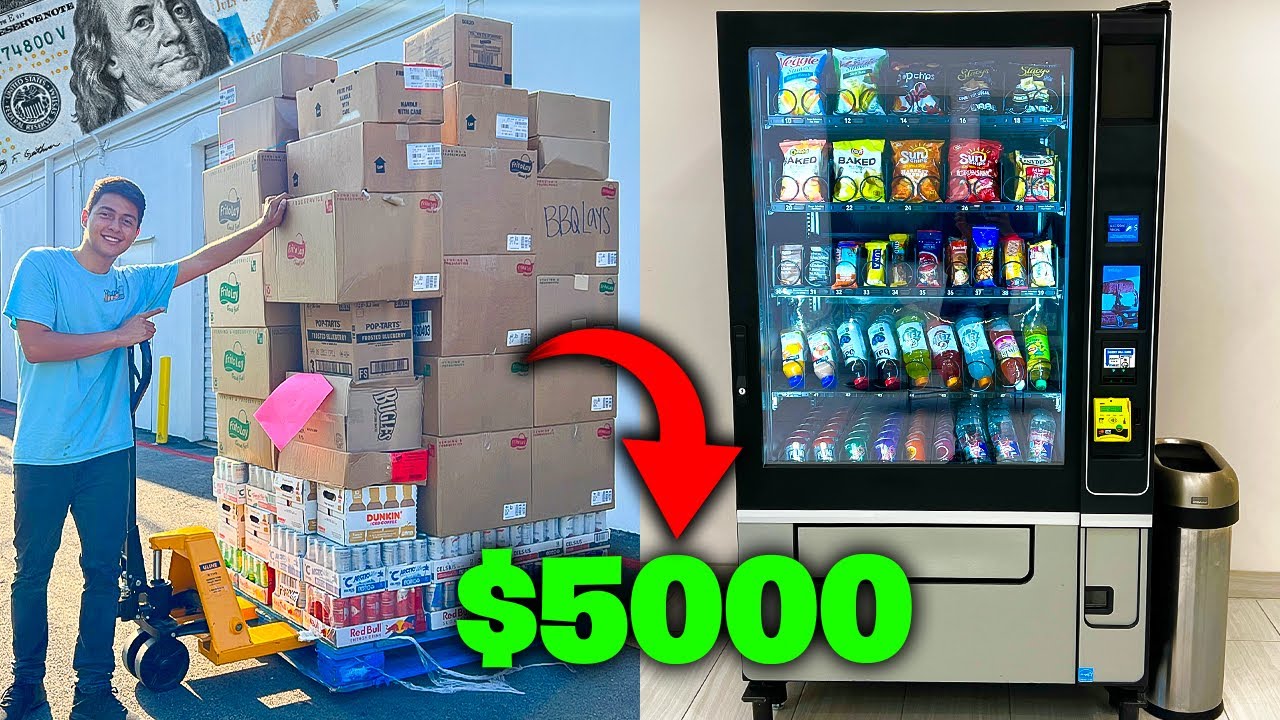 This Is HOW MUCH I Spend On Product For My Vending Machine Business!!
