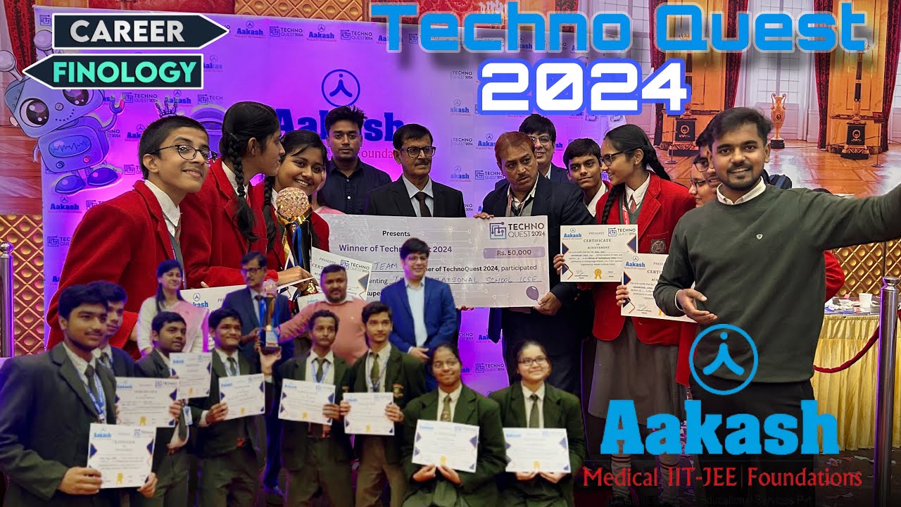 Aakash Institute Techno Quest 2024 || Group of School & Students Participate in the Competition