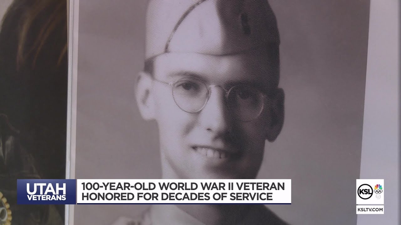 100-year-old Utah WWII vet inspires three generations of family to serve in military