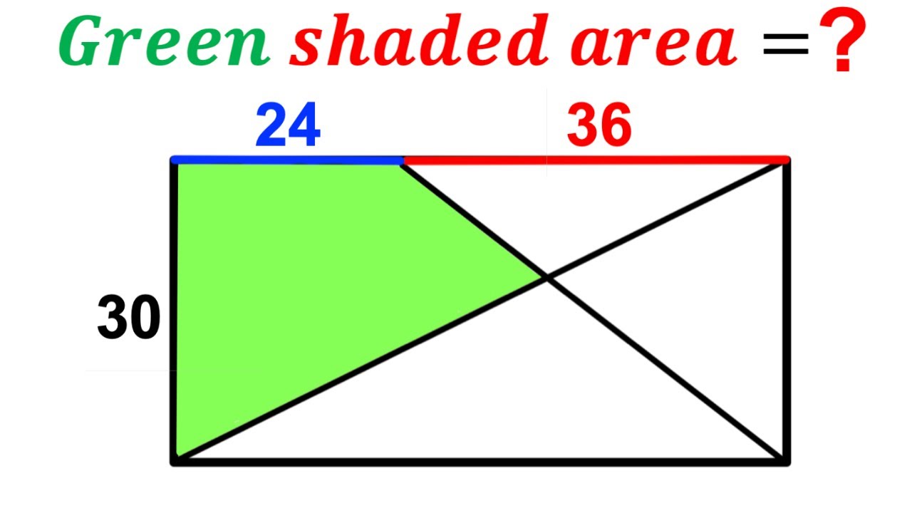 Justify your answer | Can you find area of the Green shaded region? | #math #maths | #geometry