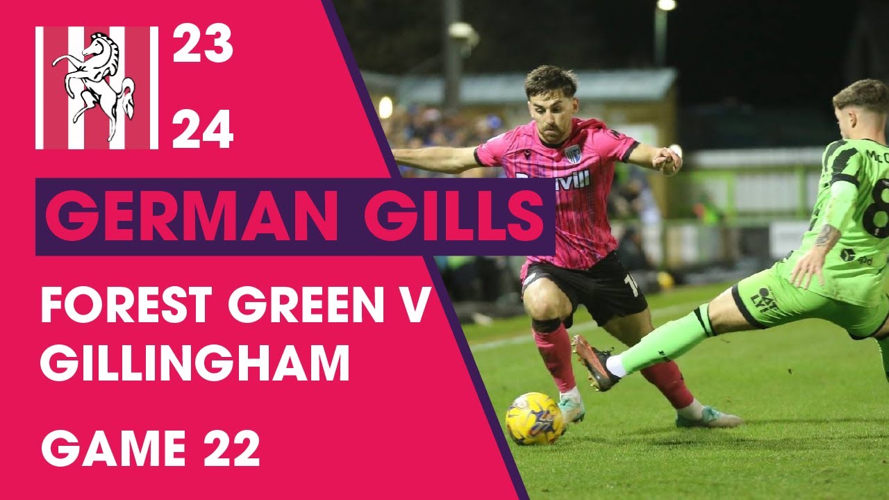 Forest Green Rovers vs Gillingham - German Gills Show - 22/12/2023 - Highlights