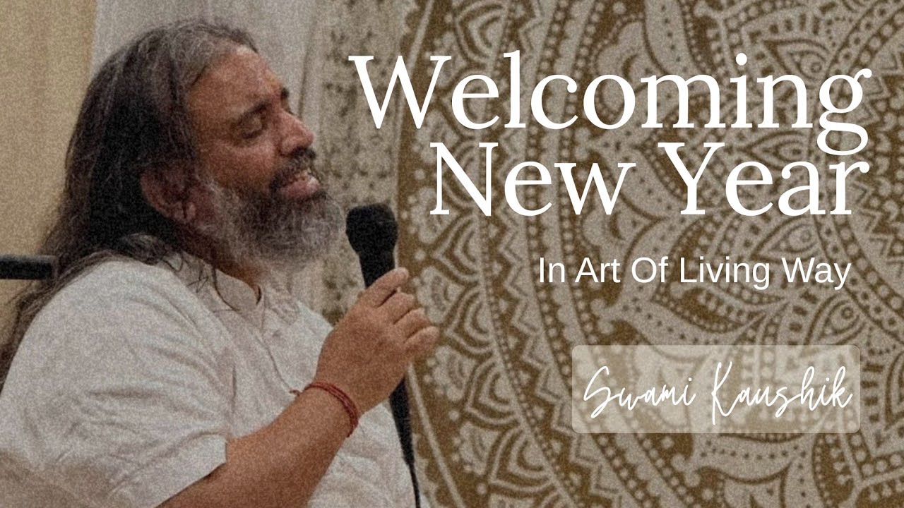 Welcoming New year in Art Of Living way with Swami Kaushik (Kashi ji) @Kuala Lumpur , Malaysia 