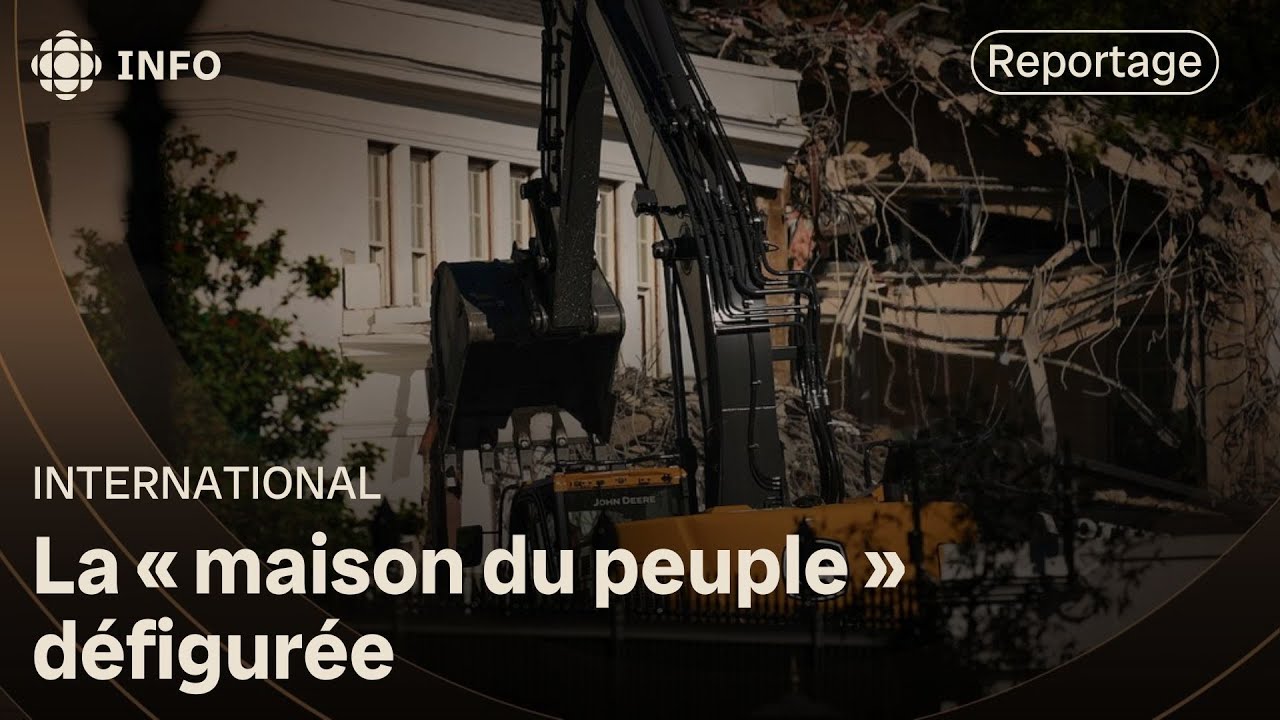 La Maison-Blanche en partie d&eacute;molie : les travaux mis sur pause, r&eacute;clament historiens et architectes
