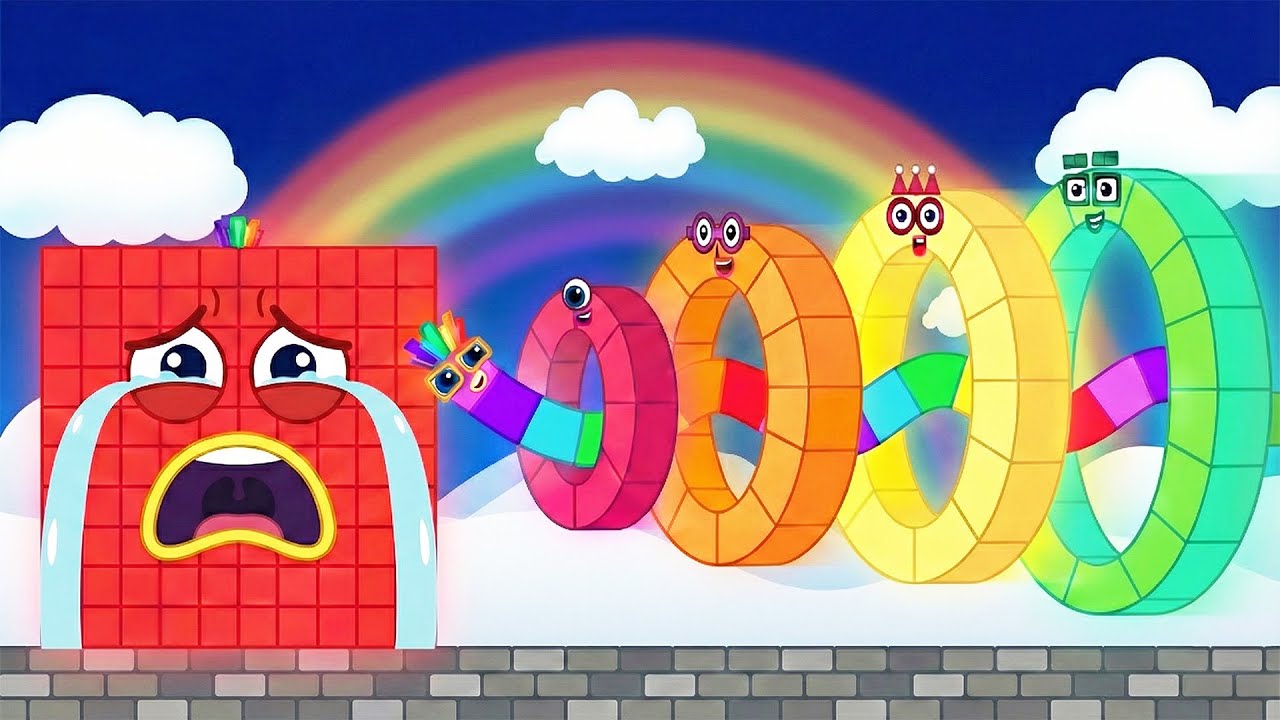 Numberblocks Snake vs March Madness Escape in the Hardest Mario Maze