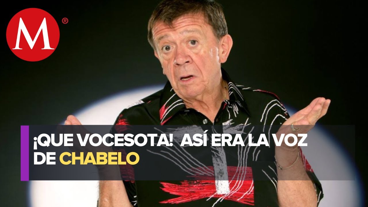 As&iacute; era la voz real de 'Chabelo'