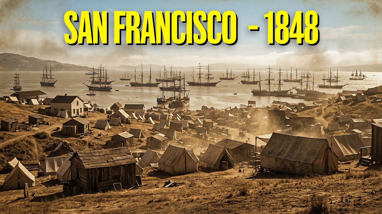 San Francisco - 1848, The Luckiest City Of The Gold Rush (AI Reconstruction)