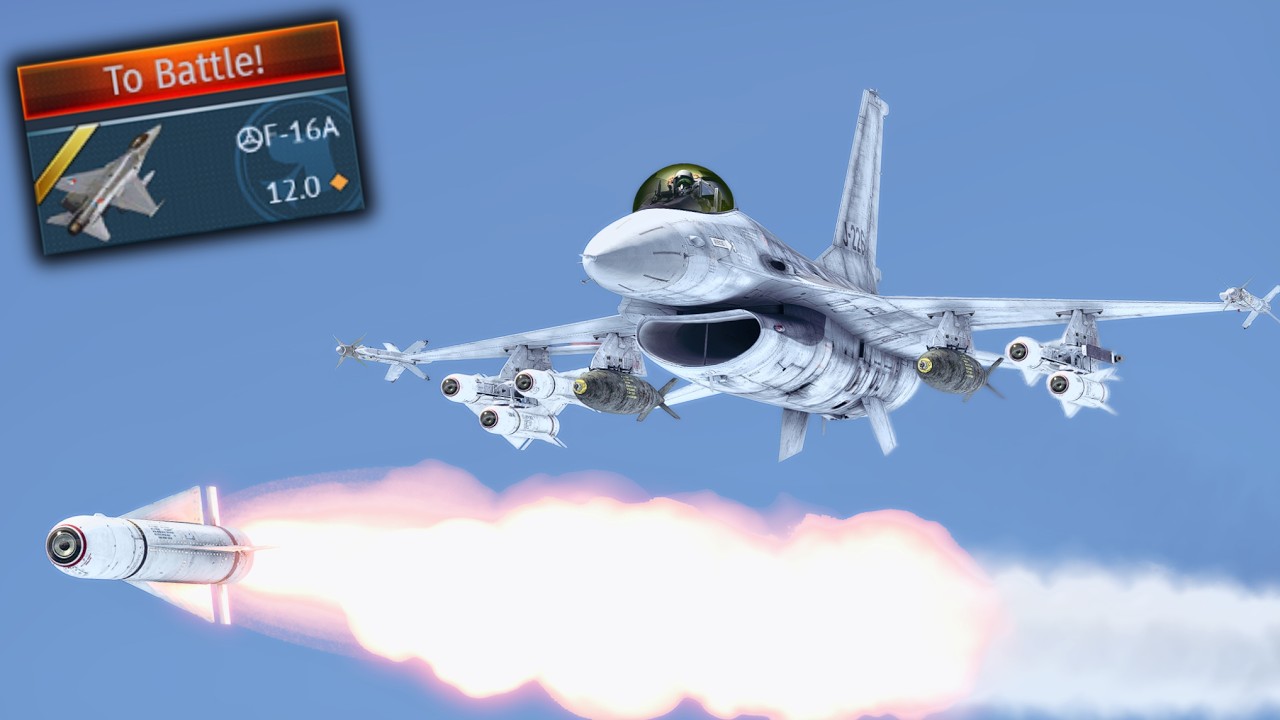 The “Free” F-16 Is Actually Amazing || F-16A CAS Gameplay (War Thunder)